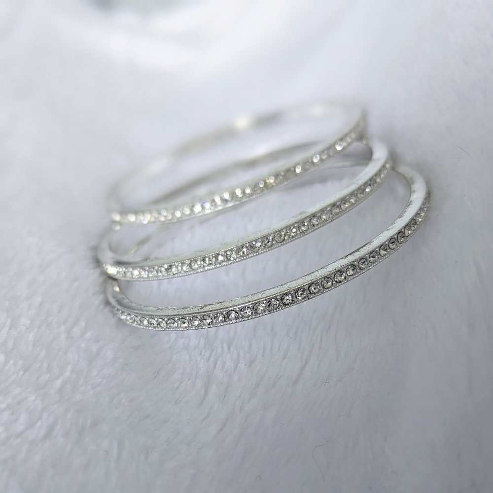 Express Art Deco NYE CZ bangle bracelets